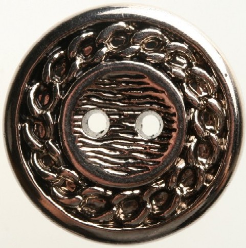 Dekorerad knapp silver 18mm, 5 st, Knappask H, se vårt sortiment av heminredning, garn & tyger. Alltid till bra priser.