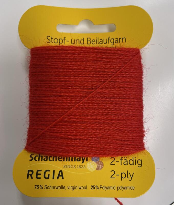 Regia 2-trådig Stopgarn 41m/5g 75%ull 25%poly Röd 2054, se vårt sortiment av heminredning, garn & tyger. Alltid till bra priser.
