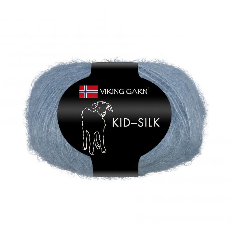 Kid silk 25gr 200m Duvblå, se vårt sortiment av heminredning, garn & tyger. Alltid till bra priser.