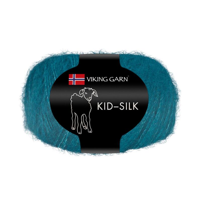 Kid silk 25gr 200m Turkosgrön, se vårt sortiment av heminredning, garn & tyger. Alltid till bra priser.