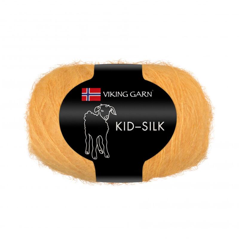 Kid silk 25gr 200m Varm gul, se vårt sortiment av heminredning, garn & tyger. Alltid till bra priser.