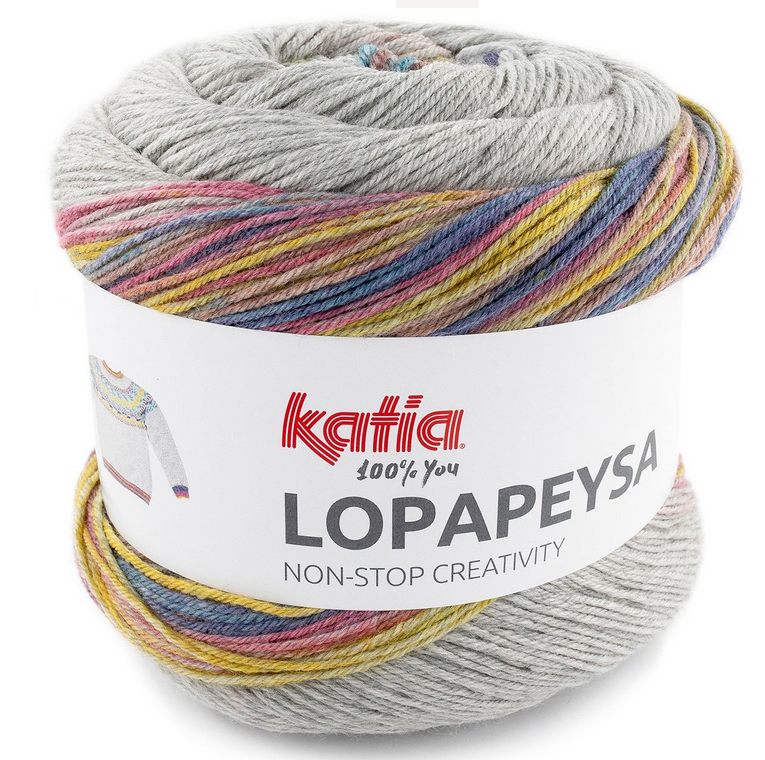 Lopapeysa ullgarn 400gr  70% Ull 30% Acryl Gul/Rosa/Blå Beige 200, se vårt sortiment av heminredning, garn & tyger. Alltid till bra priser.