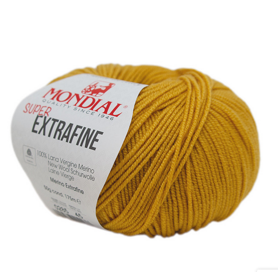 Extra fine Merino Ull Ljus senapsgul 285, se vårt sortiment av heminredning, garn & tyger. Alltid till bra priser.