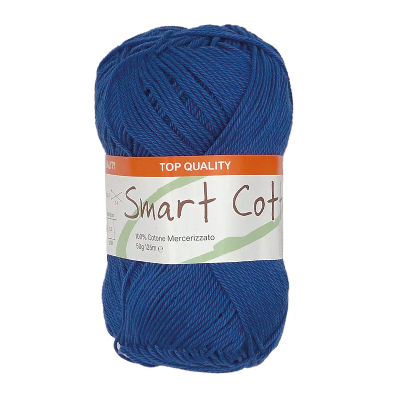 Smart Cotton Blå 242, se vårt sortiment av heminredning, garn & tyger. Alltid till bra priser.