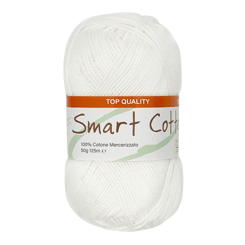 Smart Cotton Vit 113, se vårt sortiment av heminredning, garn & tyger. Alltid till bra priser.