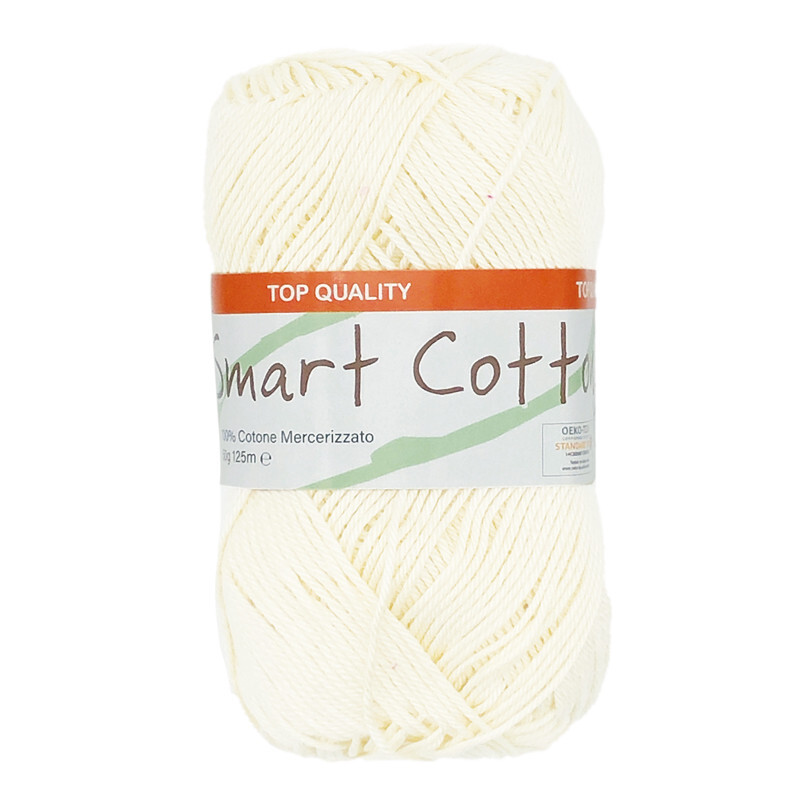 Smart Cotton Offwhite 114, se vårt sortiment av heminredning, garn & tyger. Alltid till bra priser.