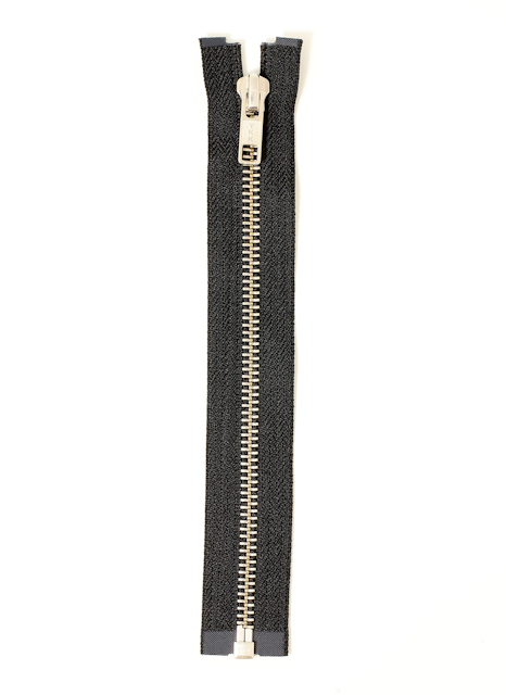 Blixtlås Y321 60cm  DB Silver Metall svart 580, se vårt sortiment av heminredning, garn & tyger. Alltid till bra priser.
