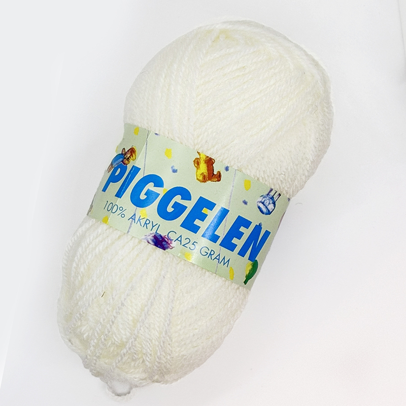 Piggelen 25g Naturvit 169, se vårt sortiment av heminredning, garn & tyger. Alltid till bra priser.